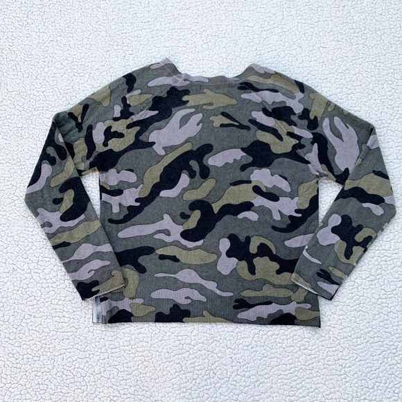 Philosophy Cashmere Camo Crew Neck Long Sleeve - Picture 3 of 7